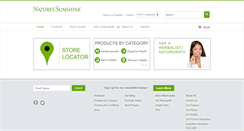 Desktop Screenshot of naturessunshine.com.au